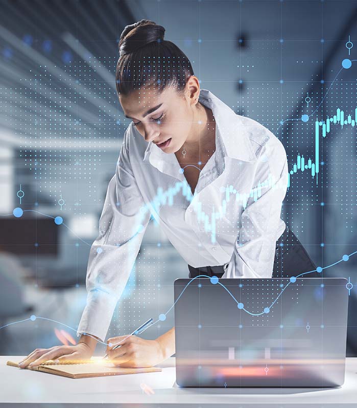 Team discussing investment reviews